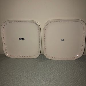 Rae Dunn “Taste/Eat Square Plates   NEW!